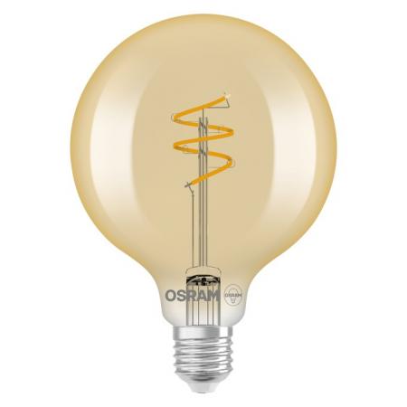 OSRAM E27 Lampe Vintage 1906 LED Classic Slim Filament Globe DIMMABLE 4,9W 2700K 95mm Gold