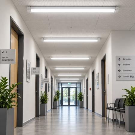 LEDVANCE LED TUBE T8 EM 6 kV ROTATABLE 1200mm 14W wie 36W 2600lm 4000K kaltweiß G13 KVG VVG 230V inkl. Ersatzstarter