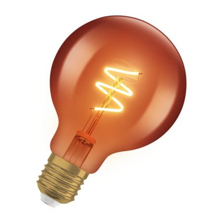 OSRAM E27 Lampe Vintage 1906 LED Classic Slim Filament Globe DIMMABLE 3W 1800K Copper