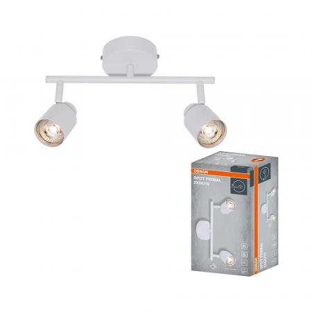 OSRAM LED SPOT PRIMAL 2XGU10 PLATE WHITE