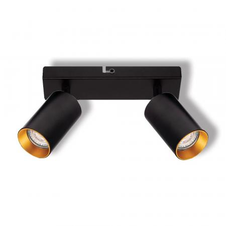 OSRAM LED SPOT ETERNAL BLACK AND GOLD 2XGU10