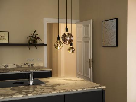 OSRAM DECOR LED Flat Lamp 3,5W 827 E27 Electro Glass Small Gold nicht dimmbar