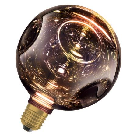 OSRAM DECOR LED Flat Lamp 3,5W 827 E27 Electro Glass Medium Black nicht dimmbar