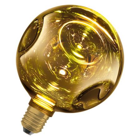 OSRAM Decor LED Flat Lamp 3,5W 827 E27 Electro Glass Medium Black | nicht dimmbar