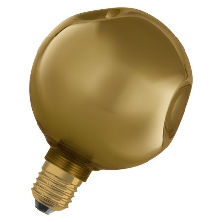 OSRAM DECOR LED Flat Lamp 3,5W 827 E27 Electro Glass Small Gold nicht dimmbar