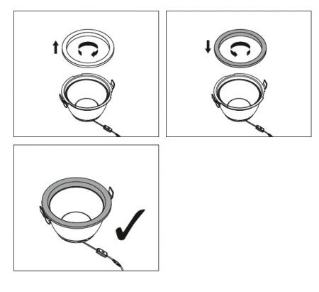 LEDVANCE DOWNLIGHT COMFORT EXTENSION RING -  DL CMFT EXT RING D190 weiß