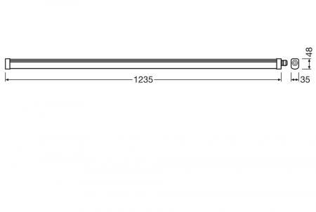 120cm LEDVANCE DampProof Slim Value 1200 29W 6500K IP65  LED Feuchtraumleuchte