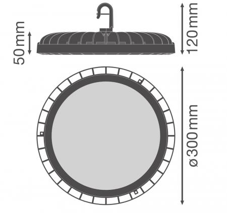 Ledvance LED Hallenleuchte HIGH BAY COMPACT GEN 2 -  HB COMP V 220W ML 8405065 IP65