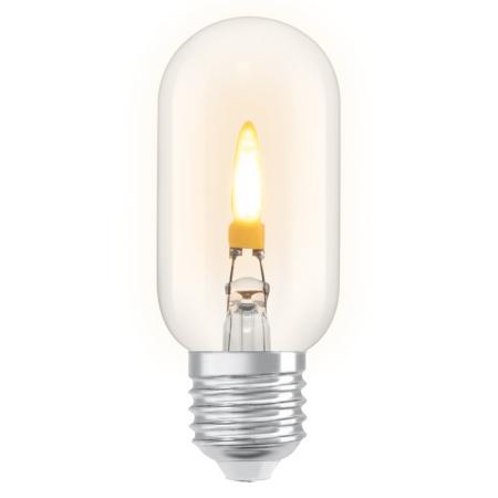 OSRAM E27 LED Flame Stick 1W 1800K 20lm klar – Flammeneffekt Lampe