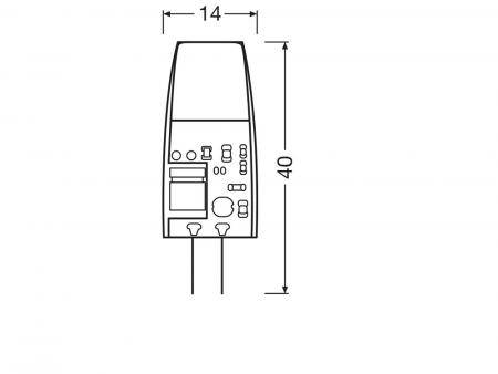 OSRAM G4 LED PIN MICRO 2W warmweiß 200lm 260° 2700K klar – LED 12V Stiftsockellampe 20W Ersatz dimmbar