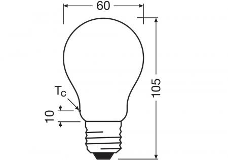 OSRAM E27 LED Lampe Star Classic A75 7,5W wie 75W matt 1055 lm 6500K Tageslichtweiß