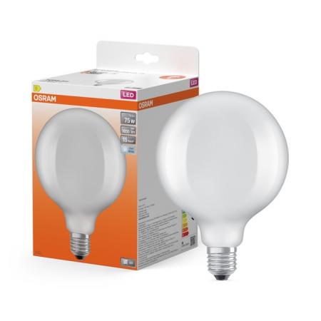 OSRAM E27 Kugellampe LED Star Globe 125 7,5W wie 75W 4000K Matt Neutralweiß