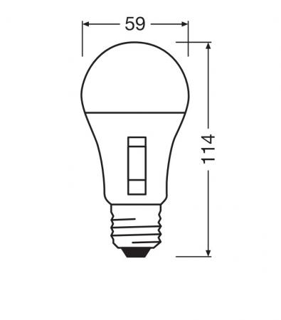 OSRAM LED Classic Lampe A75 dimmbar CCT Select 10.5W E27 Matt 1055 lm 2700K–6500K | Ersatz für 75W