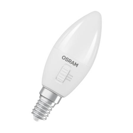 OSRAM E14 LED Lampe Classic B40 CCT Select 4,9W wie 40W dimmbar matt 470 lm 2700K–6500K