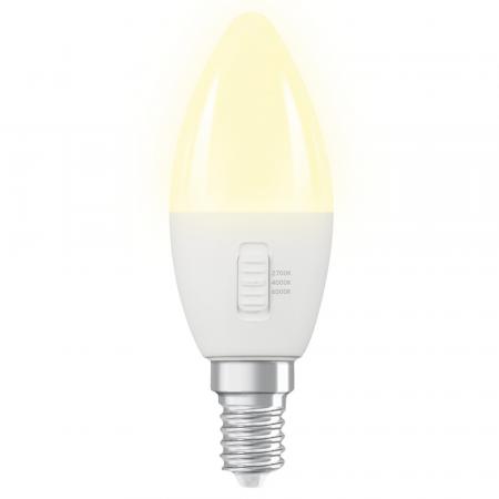 OSRAM E14 LED Lampe Classic B40 CCT Select 4,9W wie 40W dimmbar matt 470 lm 2700K–6500K