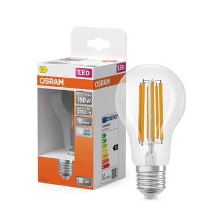 OSRAM E27 LED Lampe Star Classic A150 Filament 17W wie 150W klar 2452 lm 4000K