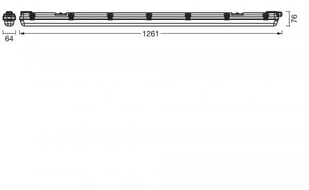 OSRAM Submarine PRO LED Feuchtraumleuchte 120cm 18W 840 IP65