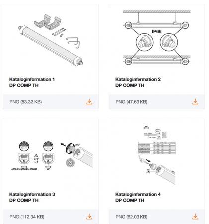 LEDVANCE DP COMP TH 1200 V 29W ML 840/865 IP66 MULTI SELECT THROUGHWIRING - Durchverdrahtung 3x1,5mm² bereits installiert