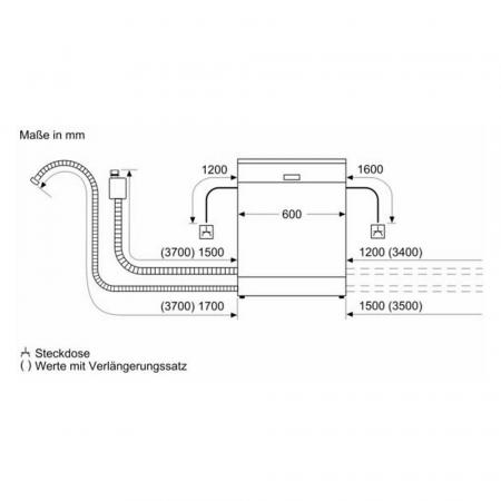 BOSCH SBV4HTX14E Serie 4 Geschirrspüler (vollintegrierbar, 598 mm breit, 46 dB)