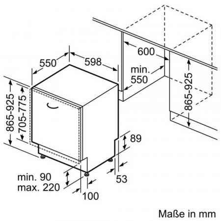 BOSCH SBV4HTX14E Serie 4 Geschirrspüler (vollintegrierbar, 598 mm breit, 46 dB)