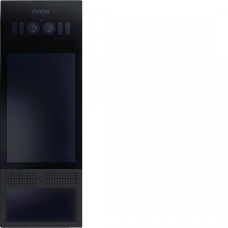 Hager IP Video-Außenstation intercom motion, 8" Touchdisplay, RFID+PIN, IP65, sc