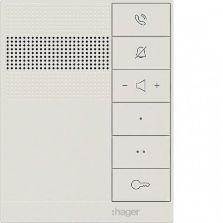 Hager Innenstation audio IP intercom speak, ws