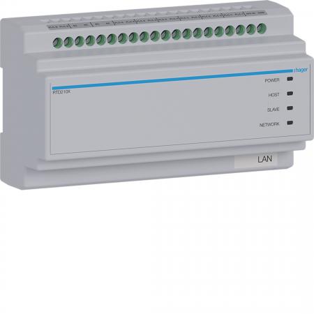 Hager 2Draht IP Systemswitch 6-fach, intercom