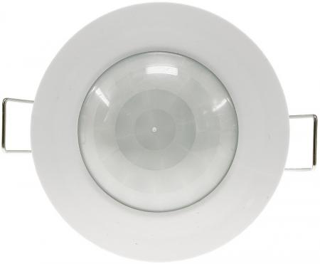 ChiliTec Decken-Einbau-Bewegungsmelder 360° PIR, LED geeignet, 6m Detektion, weiß
