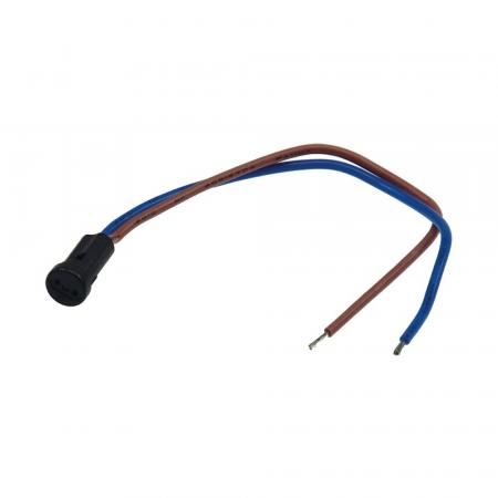 ChiliTec G4 Lampenfassung "Mini" rund, max 12V/50W, 15cm Kabel