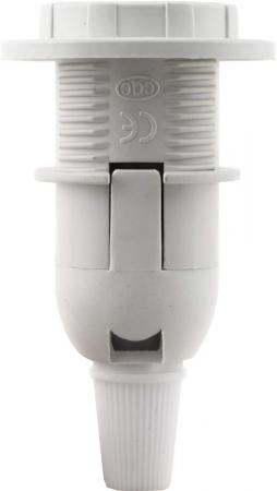 ChiliTec Netzkabel mit Schalter und E14 Fassung 1,4m + 2m lang, weiß