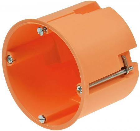 ChiliTec UP Hohlwanddose Ø 68 x 61mm inkl. Geräteschrauben, orange