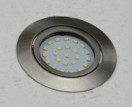 ChiliTec LED-Einbauleuchte "Flat-26" neutralweiß 80x26mm, 3W, 390lm, Edelstahl gebürstet