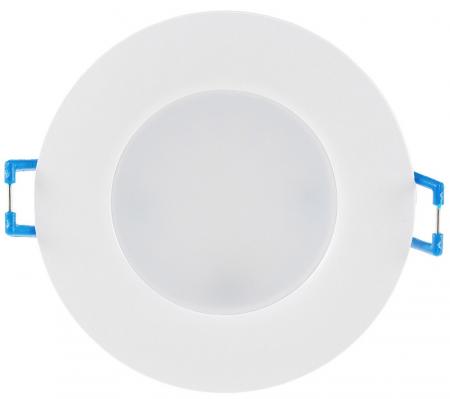 ChiliTec LED-Einbauleuchte "Flat-30 FR-R" 4200K Ø85x30mm, 5W, 500lm, IP44, rund, weiß