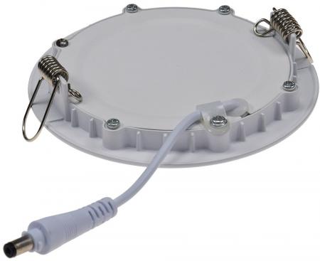 ChiliTec LED Licht-Panel "QCP-12R", Ø 12cm 230V, 6W, 503 Lumen, 2900K / warmweiß
