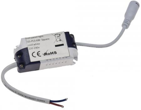 ChiliTec LED Licht-Panel "QCP-12R", Ø 12cm 230V, 6W, 503 Lumen, 2900K / warmweiß