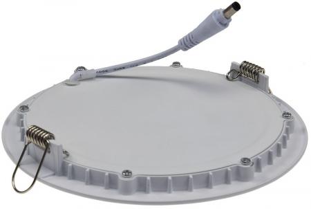 ChiliTec LED Licht-Panel "QCP-17R", Ø 17cm 230V, 12W, 1020Lumen,4200K / neutralweiß