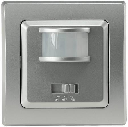 ChiliTec DELPHI 23010 Bewegungsmelder 160°, Silber, 250 V, LED-geeignet, Unterputz, 2-Draht