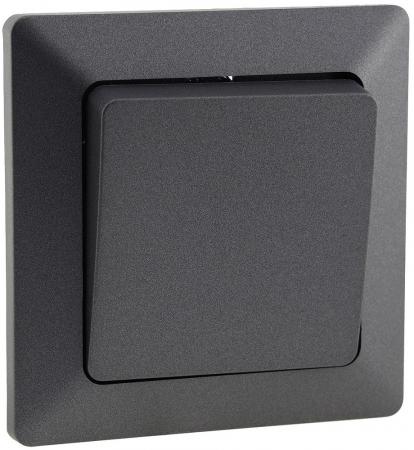 ChiliTec MILOS Jalousieschalter Hoch/Runter Anthrazit 250 V 10 A – 23042