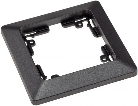 ChiliTec MILOS 1-fach Abdeckrahmen Anthrazit 80 × 80 mm