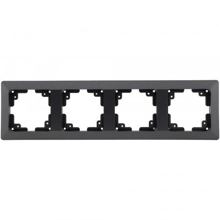 ChiliTec MILOS 4-fach Abdeckrahmen Anthrazit 294 × 80 mm – 23054