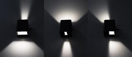 ChiliTec LED Wandleuchte "Fachada" IP54, 2x3,5W, 3000K, warmweiß