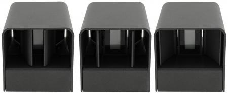 ChiliTec LED Wandleuchte "Fachada" IP54, 2x3,5W, 3000K, warmweiß