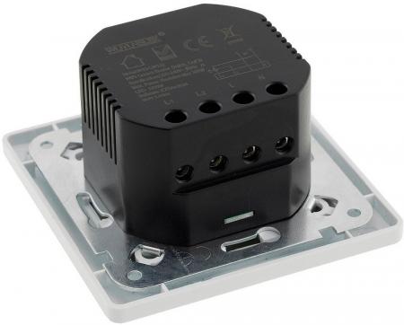 ChiliTec MILOS WiFi Rollladensteuerung Smart Home 300 W Weiß matt