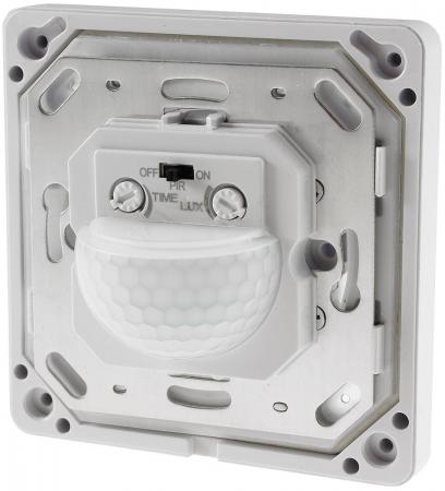 ChiliTec Unterputz PIR-Bewegungsmelder 190°- IP65 2 & 3 - Draht Technik, weiß