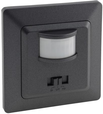 ChiliTec MILOS Bewegungsmelder 160° Anthrazit LED geeignet 250 V Unterputz 3-Draht – 23044