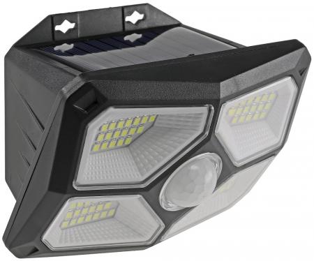ChiliTec LED Solar Wandleuchte "SWL 722" PIR Bewegungsmelder, 72 LEDs, IP65