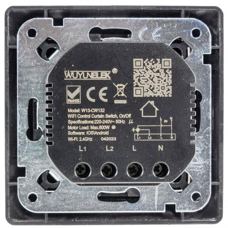 ChiliTec MILOS WiFi Rollladensteuerung Anthrazit 300 W Smart Home – 23614