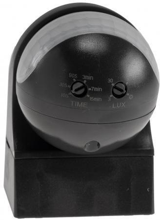 ChiliTec Aufputz Bewegungsmelder "CBM-Slim" 180° LED geeignet, IP44, 1-800W, anthrazit