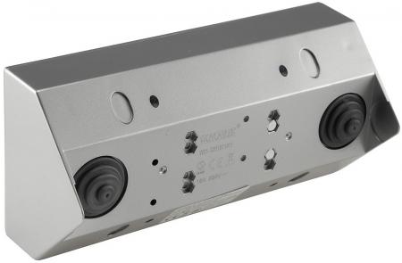 ChiliTec 3-fach Steckdosenblock Silber 250 V 16 A 3600 W Aufbaumontage – 23632