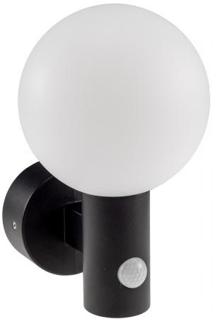 ChiliTec LED Wandleuchte "LAMU" mit PIR-Sensor IP65, 15W, schwarz, 4000k / neutralweiß